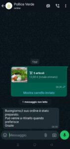 Ordine Whatsapp